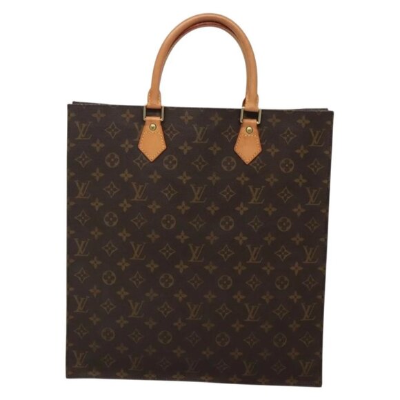 LOUIS VUITTON Monogram Sac Plat Hand Bag - Picture 1 of 15